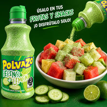 Cargar imagen en el visor de la galería, Polvazo Acidulado Sabor Pepino+Limón 250g | Dulce Enchilado para Frutas y Snacks