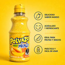Cargar imagen en el visor de la galería, Polvazo Acidulado Sabor Mango 250g | Dulce Enchilado para Frutas y Snacks