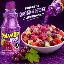 Cargar imagen en el visor de la galería, Polvazo Acidulado Sabor Uva 250g | Dulce Enchilado para Frutas y Snacks