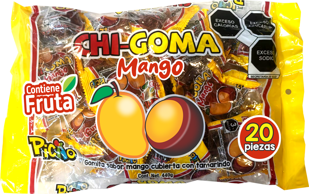 Chi-Goma Mango 20 Pzas.