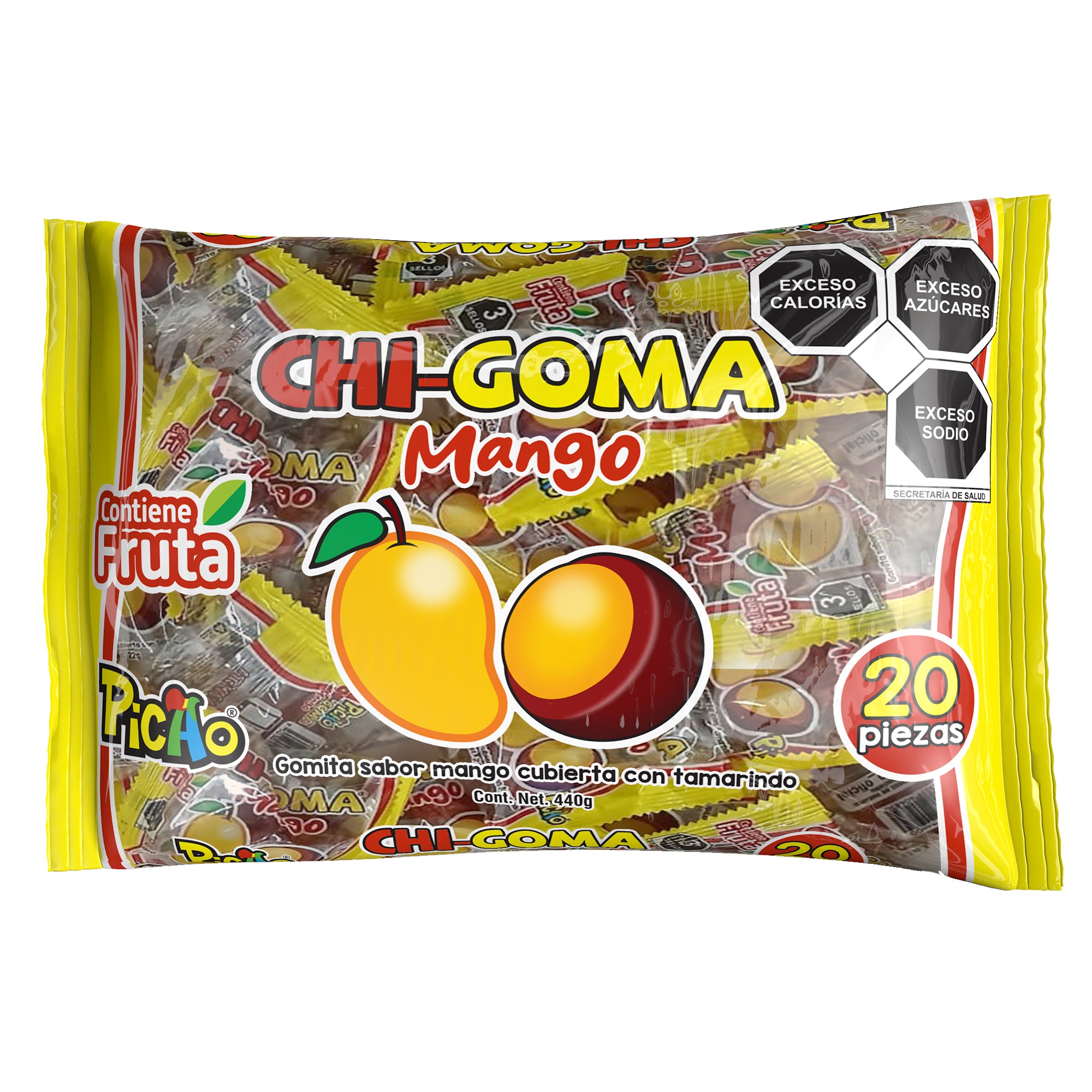 Chi-Goma Mango 20 Pzas. – Picao Alimentos