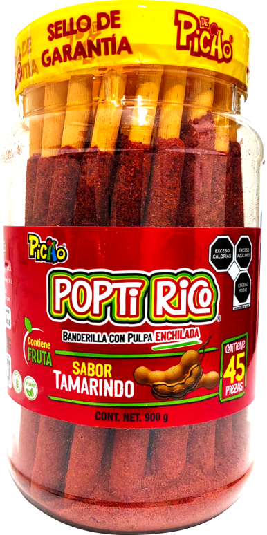 Vitrolero Poptirico Tamarindo 45 Pzas.