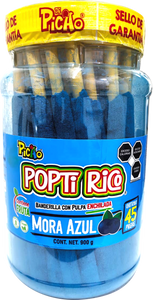 Vitrolero Poptirico Mora Azul 45pz.