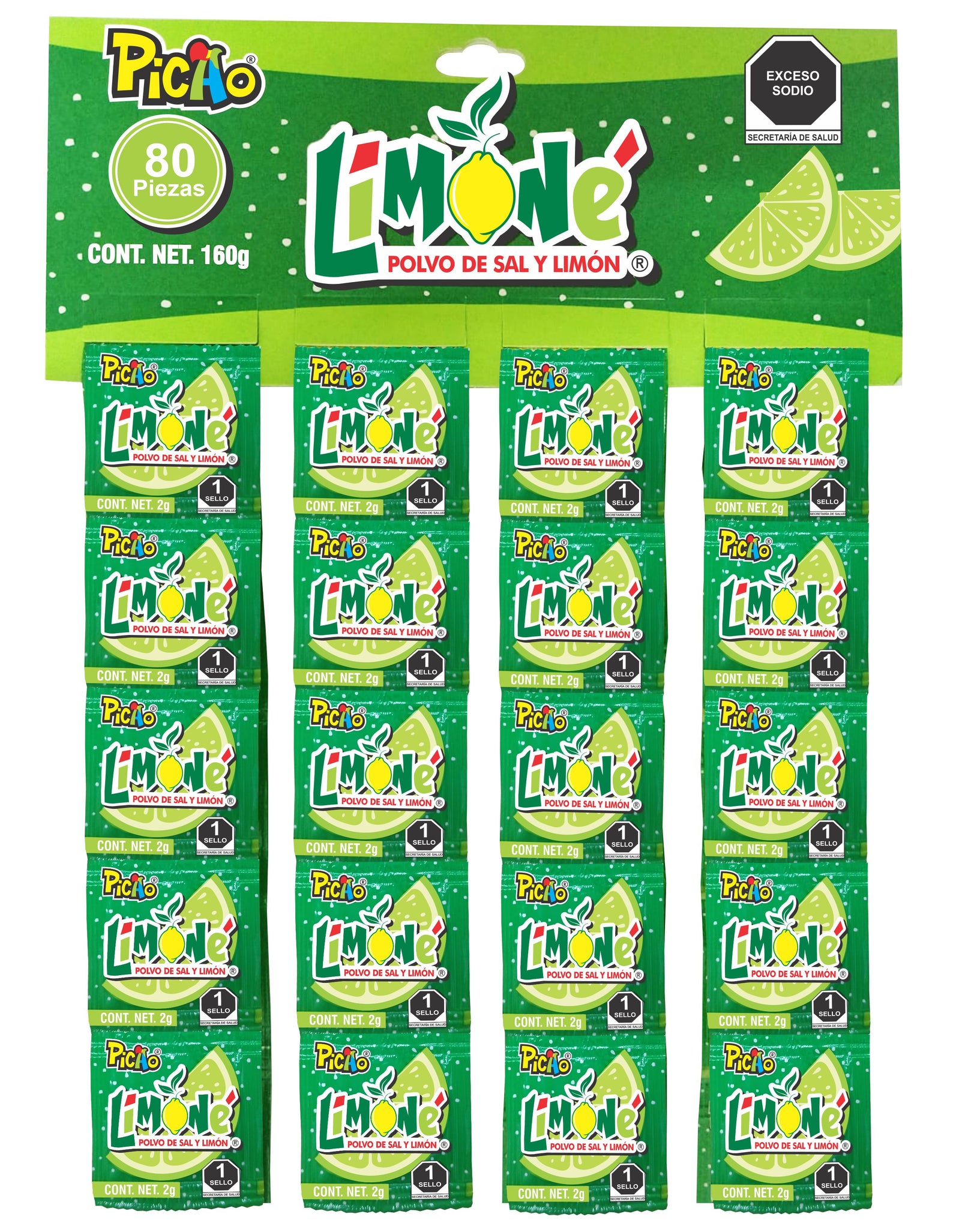 Snacks Limon Limone sal y limon carton 80 pzas. – Picao Alimentos