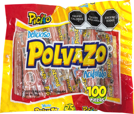 Polvazo Acidulado 100 Pzas.