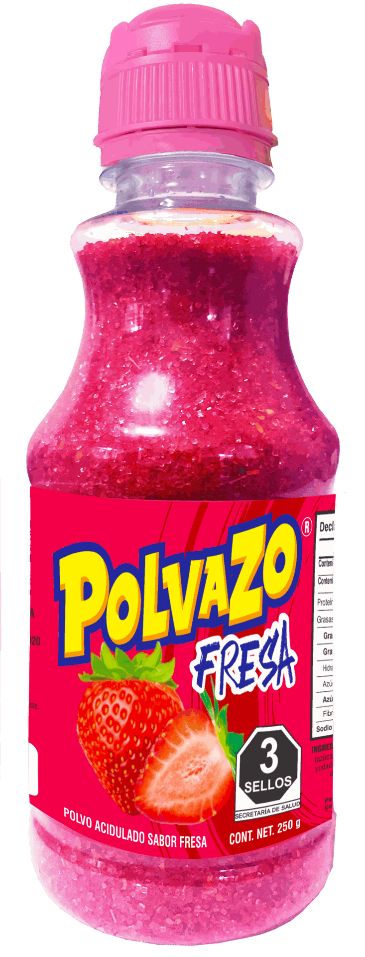 Polvazo sabor Fresa 250g.
