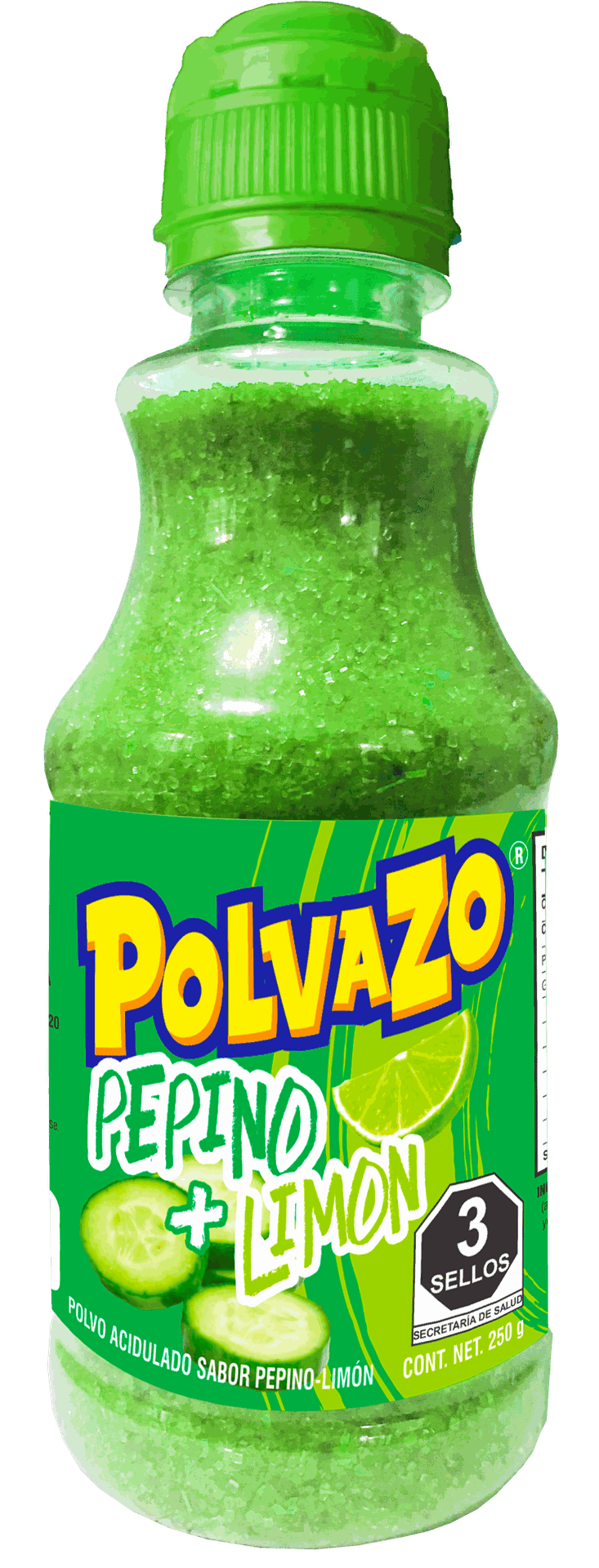Polvazo sabor Pepino Limon 250g.