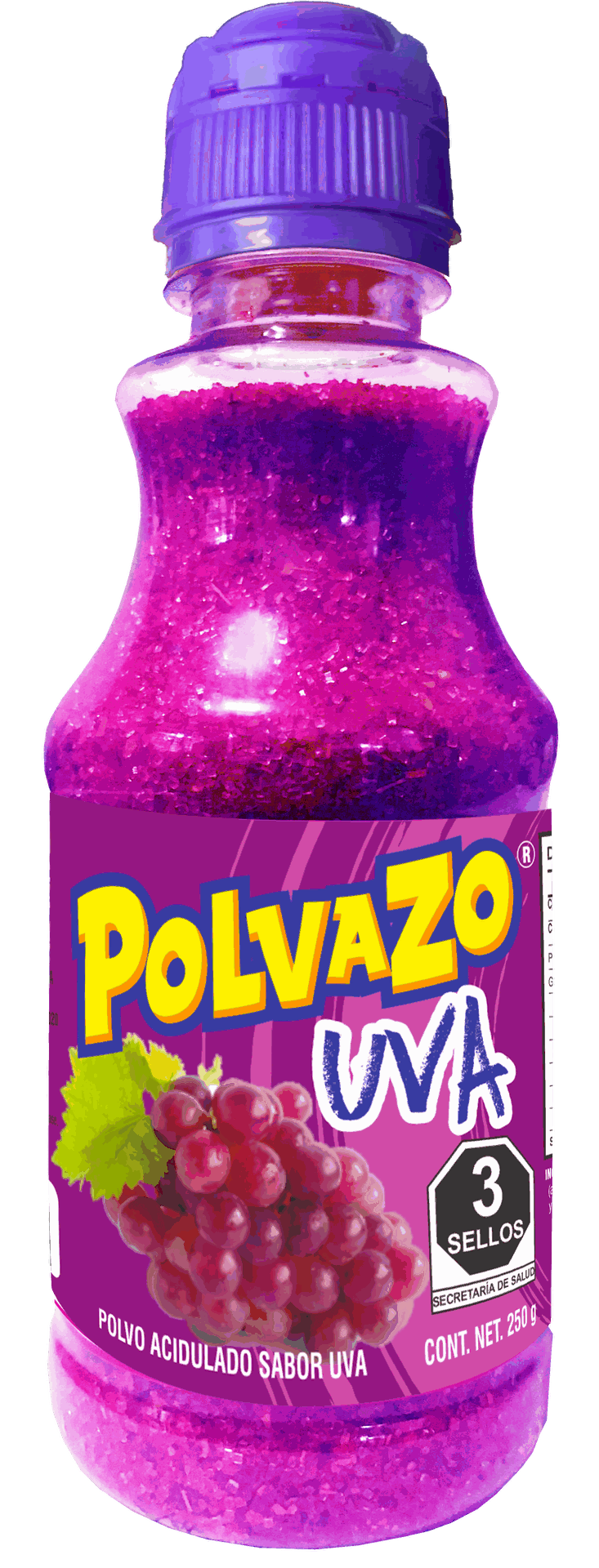 Polvazo sabor Uva 250g.