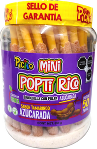 Vitrolero Mini poptirico Azucarado 50pz